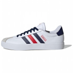Adidas Vl Court 3.0 Pilvevalge Meeskonnasinine Parem Karmiinpunane Tennised IF4465 44⅔