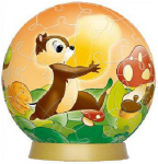 Disney 3D sf&auml;&auml;riline pusle, 60 t&uuml;kki, kingitus Clarice'ile (u. 7.6cm L&auml;bim&otilde;&otilde;t)