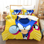 Sonic Kolme Seeria, Kolmeosaline Voodipesu Kodutekstiili Komplekt Twin173cmx218cm
