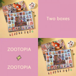 Zootopia/lafufu &uuml;llatuskarp, Sisaldab 40 erinevat mudelit, Halloweeni dekoratsioonid, J&otilde;ulukingitused lastele, t&auml;iskasvanutele ja teismelistele 80 holes-Zootopia+Zootopia