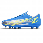 32-47 meeste/naiste jalgpallisaapad, suured pika k&uuml;&uuml;nega kunstmuru treeningud, laste jalgpallijalatsid 47 sinine