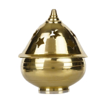 RSINC &otilde;unakujuline messingist Akhand Diya &otilde;lilamp Pooja, kodutempli ja Diwali jaoks | Tagasi kingitused | Pulmad | Pooja pidustused | K A9-QBEA-DR8L beige