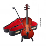 UUS M&auml;ngitav Pisikese Viiuli Mudel Mitmeotstarbeline Miniatuurne Muusikainstrument V&auml;ikesed Muusikalised Viiuli Kaunistused Muusika&otilde;ppeks Kingitus