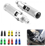 Szmsmy Mootorratta CNC Universaalne Jalatugi Jalatugi Kokkupandav Jalatugi Tagumine Komplekt Honda Kawasaki Ducati Suzuki Yamaha (Must) (H&otilde;bedane) h&otilde;be