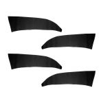 4tk auto mikrokiust nahast siseukse paneeli k&auml;etoe katte kleebise &auml;&auml;ris Ford Mondeo MK5 jaoks 2014 2015 2016 2017 beež