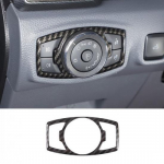 ABS Carbon fiber Headlight Switch Button Cover Trim Frame For Ford Ranger 15-22
