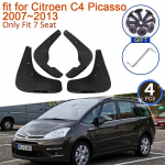 4X poritiib Citroen C4 Picasso 7-kohaline 2007~2013 2012 2011 2009 2006 Tarvikud Poritiivad Pihustuskaitsed Esirattad