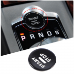 Jaguar XF XJ 2010- jaoks Mustade Nuppude Kleebised Mustad Katteid Jaguar Autotarvikutele Salongi AC K&auml;igukasti L&uuml;liti Remondi Kleebised XF start button