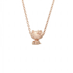 Hello Kitty Kolmlehe Kaelakee Roosa Kuld