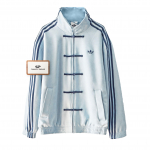 Adidas Originals CTT FW25 3.1 PEHME Uus Hiina stiilis sportlik vaba p&uuml;stkrae triibuline lukuga jakk Unisex KT3846 2XL sinine
