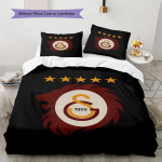 Galatasaray S.K Muster Voodipesu, Tekikomplekt Tekikate Padjap&uuml;&uuml;r Kodu S&uuml;nnip&auml;evakingitus (1 * tekikott + 2 * padjap&uuml;&uuml;ri, ilma s&uuml;damikuta) 135x200cm