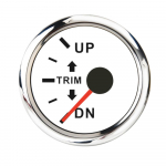 ized 52mm 12/24V Boat Trim Gauge Marine Trim Tilt Indicator Up Down 0-190ohm Boat Trim Meter Trim Tilt Indicator Red LED WS 0-190ohm