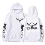 Fashoin Gambar Valhalla Tokyo Revengers Hoodies Anime Graafiline kapuuts meestele Naiste Spordir&otilde;ivad Tokyo Revengers Cosplay dressid riided 2XL must