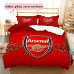 Arsenal Football Club Muster Voodipesu Kodukaunistus S&uuml;nnip&auml;evakingitus (1 * tekikott + 2 * padjap&uuml;&uuml;r, ilma t&auml;idiseta) 200x220cm