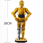 Laos 1138 tk Star Battle C 3PO Robot 75398 Klotsid Kokkupandav Pusleplokid Mudel Lastele T&auml;iskasvanutele J&otilde;ulu- S&uuml;nnip&auml;eva Kingitused No Original Box