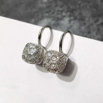 Uued Vintage 100% Puhtast 925 Sterling H&otilde;bedast K&otilde;rvar&otilde;ngad K&auml;rgstruktuuri Stiilis 7 V&auml;rvi Kristallist Tilgaga K&otilde;rvar&otilde;ngad Naistele Luksuslik Peen Ehtekunst punane