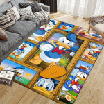 1 tk Donald-Ducki vaip, magamistuba ja m&auml;ngutuba, vastupidav, plekkidekindel ja kergesti puhastatav, elutuba 80cm by 120cm blue