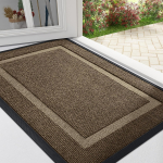 Uus Veekindel Uksematt Sissep&auml;&auml;s Libisemisvastane Pleekimiskindel Uksematt Lihtsalt Puhastatav Terrass Veranda Sissep&auml;&auml;s Uksematt K&otilde;ikideks Aastaaegadeks 40x60cm gray