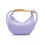 Bottega Veneta &otilde;la-crossbody k&auml;ekott kuldse riistvaraga lambanahast Naiste k&auml;ekotid Lilla 744267VCPP15327 Shopping Bag Set(Basic Set+Shopping Bag)