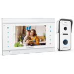 Visiophone Filaire - BAZARLAND30 - 7 Pouces - Vision Nocturne - &Eacute;tanch&eacute;it&eacute; IP 65 - 2 Fils