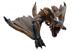 TAMASHII NATIONS MonsterArts Monster Hunter Rise umbes PVC ABS v&auml;rvitud tegevuskuju S.H. Tigrex, 300mm, &