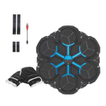 Muusikapoksimasin Seinale paigaldatav Bluetooth-iga &uuml;hilduv poksitarget LED-l&ouml;&ouml;gilugejaga Režiimid Reguleeritav elektrooniline poksitreener L&ouml;&ouml;gipadi 6Grid gray