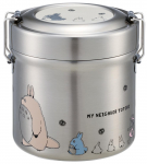 Uisutaja Isoleeritud L&otilde;una V&auml;ike Roostevabast Terasest Vaakum Hoiab Toidu Kuumana ja Sellel on Studio Neighbor Totoro Disainikarp, Kaussikujuline, 600ml, Maht, Teras,
