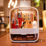 Munakujuline Led Light Cosmetic Box lauaarvuti korraldaja HD Mirror meigikorraldaja Creative Protable Beauty Box Dropshipping