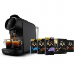 Kahekordse kapsli kohvimasin - PHILIPS - L'Or Barista Sublime - LM9012/65 - Must + 50 kapslit komplektis must