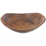 Miska drewniana do serwowania przekąsek chips&oacute;w koszyk na owoce MANGO 30cm 1.6L ORION 120287