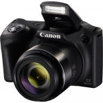 [UUS] Canon PowerShot SX420 IS digikaamera, must, 20,0 MP, 42x optiline suum, Wi-Fi ja NFC-ga, 720p HD-video, Intelligentne IS, t&auml;iesti uus must
