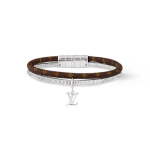 Louis Vuitton Monogram Swirl Logo L&otilde;uend Metallist K&auml;ev&otilde;ru Unisex K&auml;ev&otilde;ru Pruun M8579E-M8579D 19