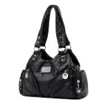 Luksuslik Pehme PU Nahast Br&auml;ndi T&uuml;drukute &Otilde;lakotid Mustad K&auml;ekotid Totes Uus Saabumine Mini V&auml;ikesed Mootorratta Kotid Crossbody Naistele pruun