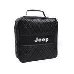Jeepi auto laadimisp&uuml;stoli nahast koti hoiukarp Autotarvikud Jeep Grand Cherokee Wrangler JK Gladiator Compass Rene jaoks black