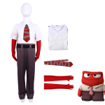 Anime film Inside Out r&otilde;&otilde;m Cosplay kost&uuml;&uuml;m viha hirm Cos riided t&auml;iskasvanutele lastele Halloweeni lavastus 150&Inside Out2 white