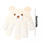 Rahustav beebi uneabi padi l&ouml;&ouml;b automaatselt pl&uuml;&uuml;sist peopesaga une mugav elektriline ohutus beebi patsutamine uni rahustab peopesad valge