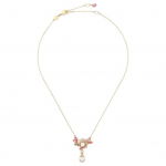 Swarovski Gema Kuldne Kristallp&auml;rlitega Kaelaehe Naistele kaelaehe 5688490 Box (Random Color)