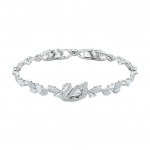 Swarovski Lifelong Bow Dancing Swan Rodiumiga kaetud k&auml;ev&otilde;ru Naiste k&auml;ev&otilde;ru Valge 5536767 Box (Random Color)