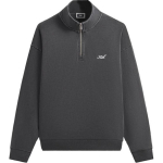 Kith FW24 Nelson Quarter Zip S&uuml;gis 2024 Seeria Seisukrae T&otilde;mblukuga Vabaaja Spordijope Pikkade Varrukatega Meeste jakid S&uuml;sinik KHM032391-016 XS