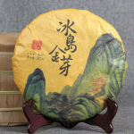 2017 Island Golden Buds Shu Puer Tea Old Tree Golden Ripe Puer Tee 357g 357g