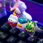 3 tk/komplekt Pokemon Anime Armas kujuke Keycap Risti mehaaniline klaviatuurialus Keycap M&auml;nguasjad J&otilde;ulukingitus