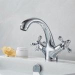 Tootjate otse kodukaunistus sanitaartehnika Euroopa h&otilde;bedane kroom kraanikausi alune kraan G1/2