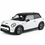 Ametlikult litsentseeritud simulatsioon 1/18 m&otilde;&otilde;tkavas BMW MINI Cooper sulamist auto mudeli kollektsioon Miniatuurne auto Poiss-s&otilde;bra kingitus M&auml;nguauto valge