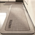K&ouml;&ouml;gimatt libisemisvastane veekindel &otilde;likindel PVC-nahast p&otilde;randamatt minimalistlik hall valge t&auml;hega pikk suurus kodu kaunistus vaibad 50x120cm