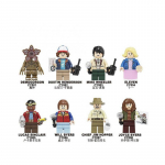 8 tk Stranger Things Minifiguurid Ehitusklotsid M&auml;nguasjad &Uuml;hilduvad Legoga Kogutav Dekoratsioon Kingitus