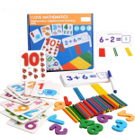 Montessori matemaatikam&auml;nguasjad lastele Laste varajased haridusm&auml;nguasjad Lugemine Puidust kleebis Laste numbrite tundmine S&uuml;nnip&auml;evakingitus
