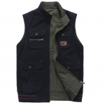 Lisaks 9xl Vest Meestele Puuvillane Kahepoolne Taktikaline Vest Paljude Taskutega Varrukateta Jakk Chalecos Para Hombre Jakk Meeste Jakk Jakkide L