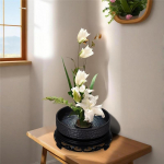 V&auml;rske Ikebana komplekt 2,1-tollise lillekonnaga, lillepott, lillede sirgendamise t&ouml;&ouml;riist, lillepoti alus ja puhastusava