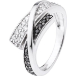 Demie alliance - LOLA VAN DER KEEN - LOVA - 4 mm - Oxyde de zirconium - Argent 925 rhodi&eacute; 60
