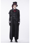 Vampiiripaari Halloweeni kost&uuml;&uuml;m - Tume gooti skeleti cosplay meestele ja naistele Size M black